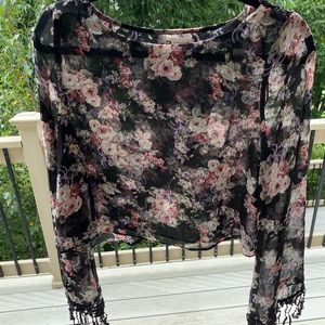 LA Cotton Candy Cropped Blouse